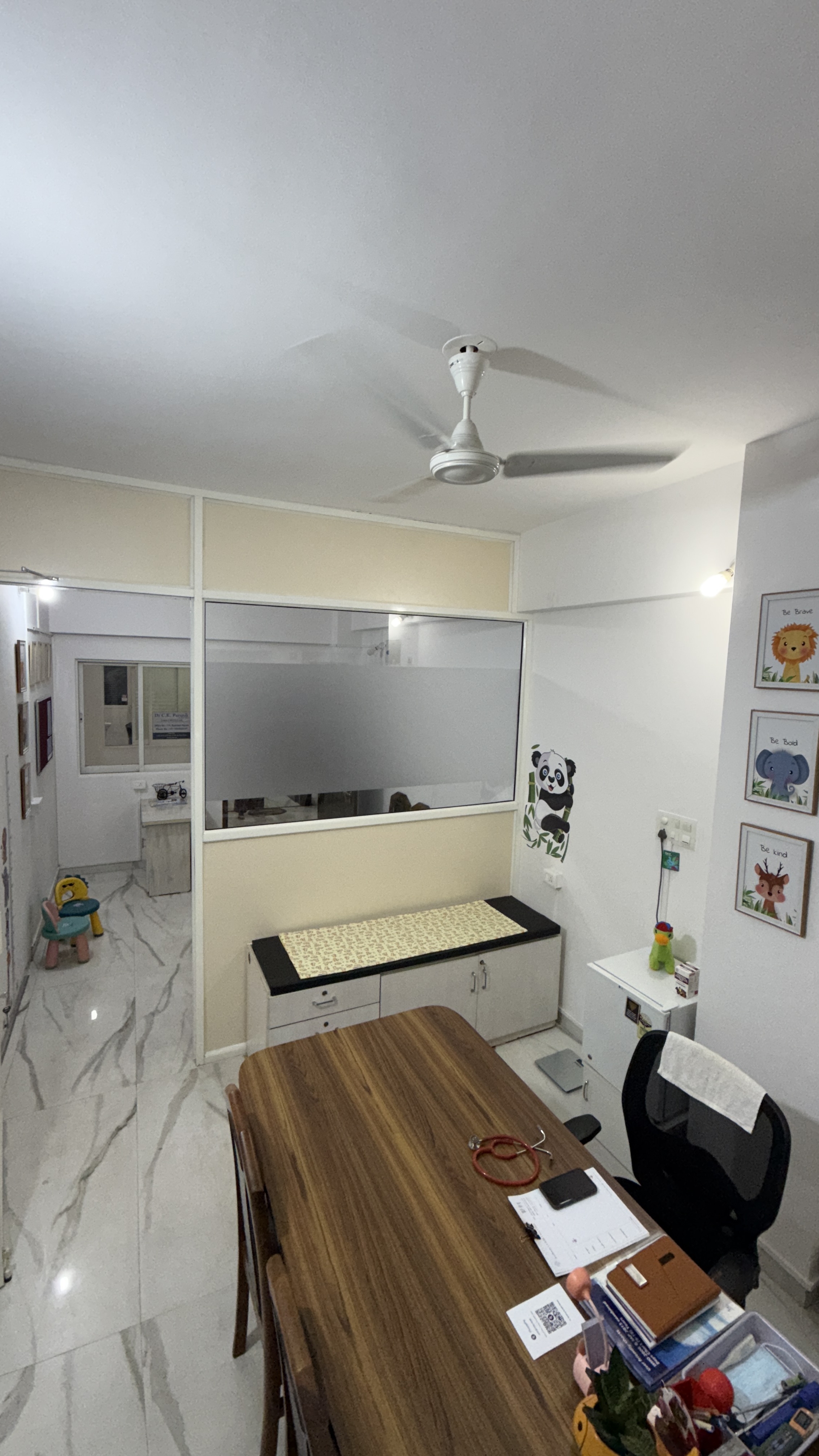A look inside the paediatric clinic