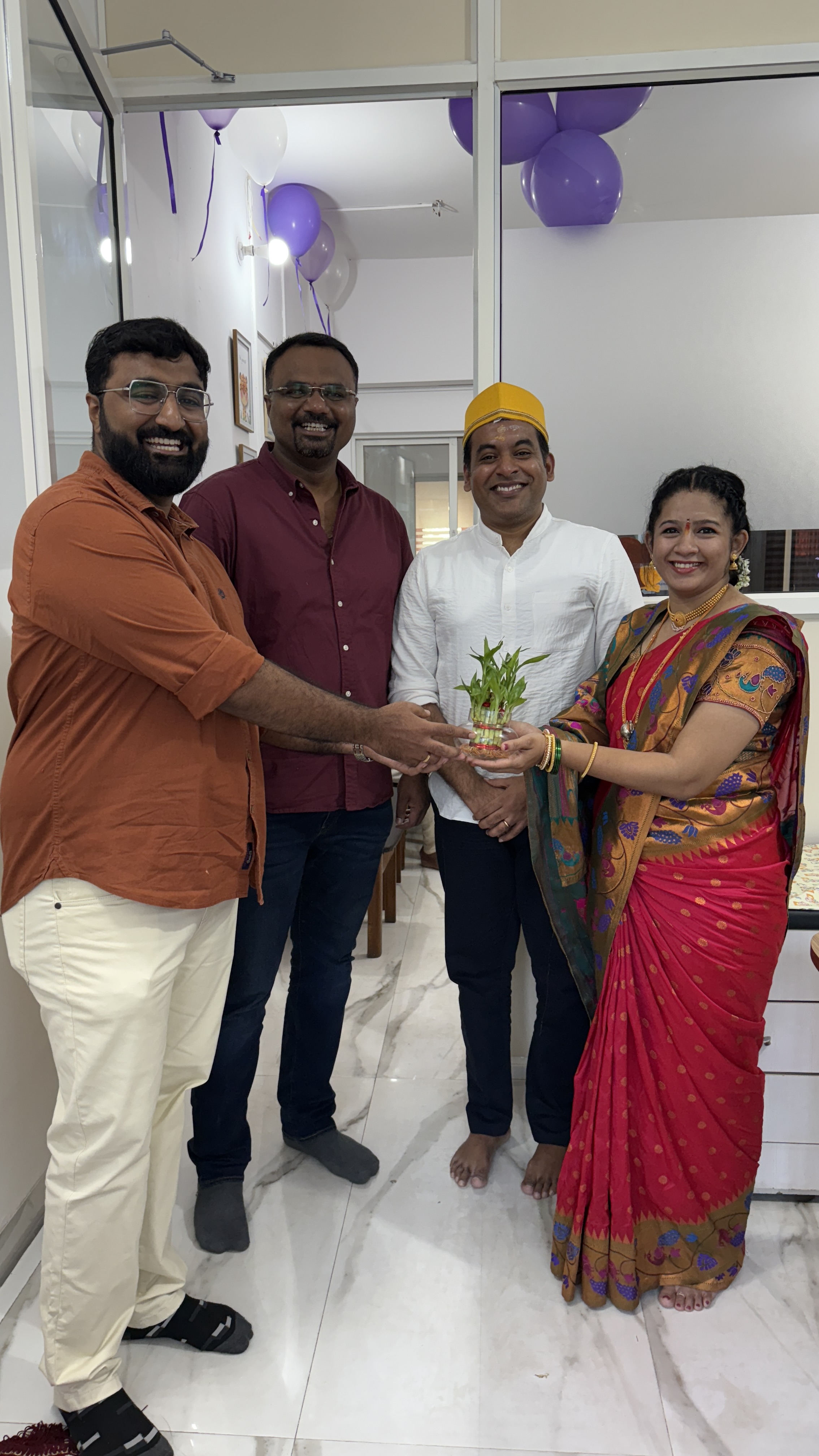 Guests at a clinic celebration